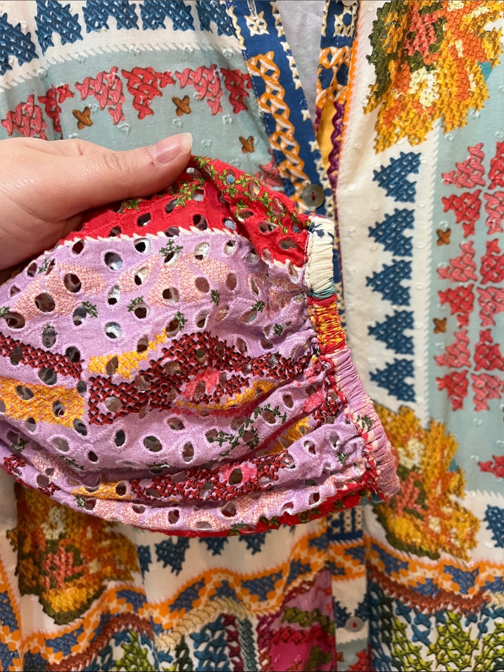 Farm Rio patchwork dress - Picture 4 of 12